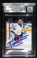 Ilya Sorokin Signed 2024 Upper Deck Hockey Card Beckett Auto 100