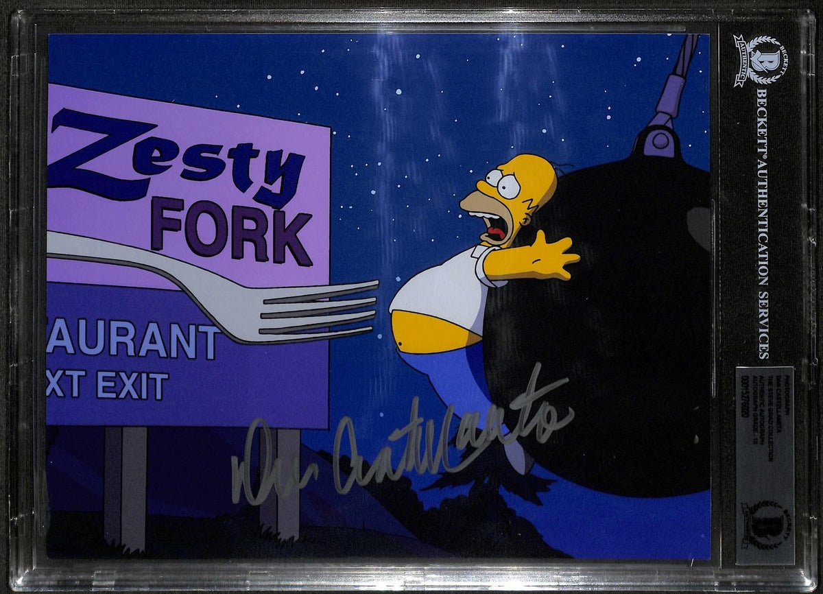 Dan Castellaneta Homer Simpson Signed Simpsons 8x10 Photo Beckett Auth0