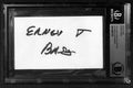 Ernest Bass (Howard Morris) Signed 3x5 Index Card Beckett Slabbed Autograph0