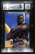 Pat Swilling Signed 1991 Pro Line Portraits Card Beckett Auto 100