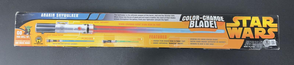 Star Wars ROTS Lightsaber Toy Signed by McDiarmid, Christensen & Frank Oz BAS4