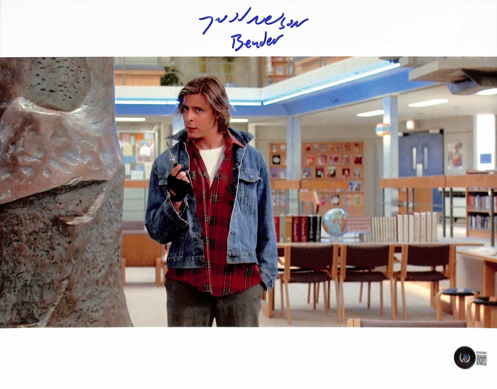 Judd Nelson Signed "Bender" The Breakfast Club Photo 11x14 Beckett0