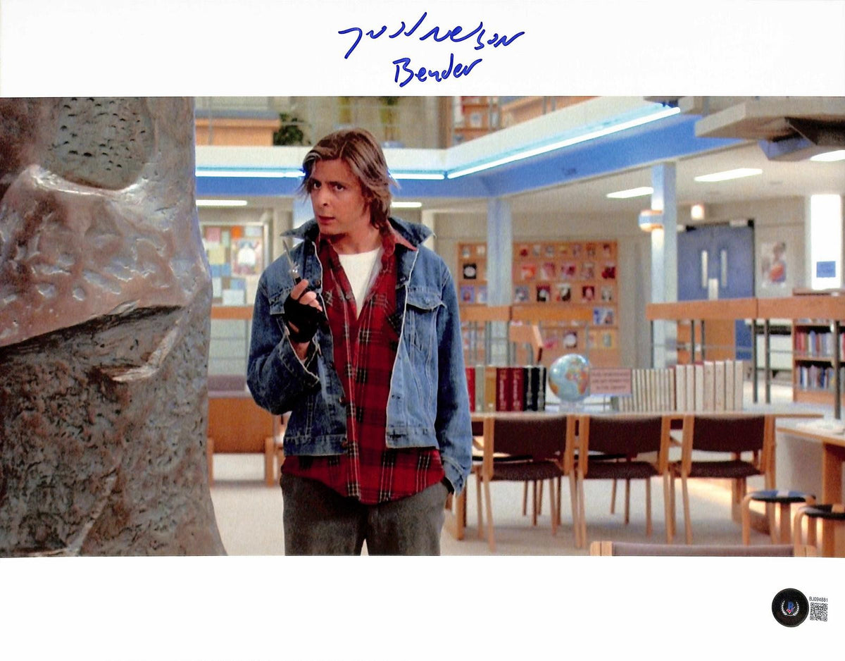 Judd Nelson Signed "Bender" The Breakfast Club Photo 11x14 Beckett0