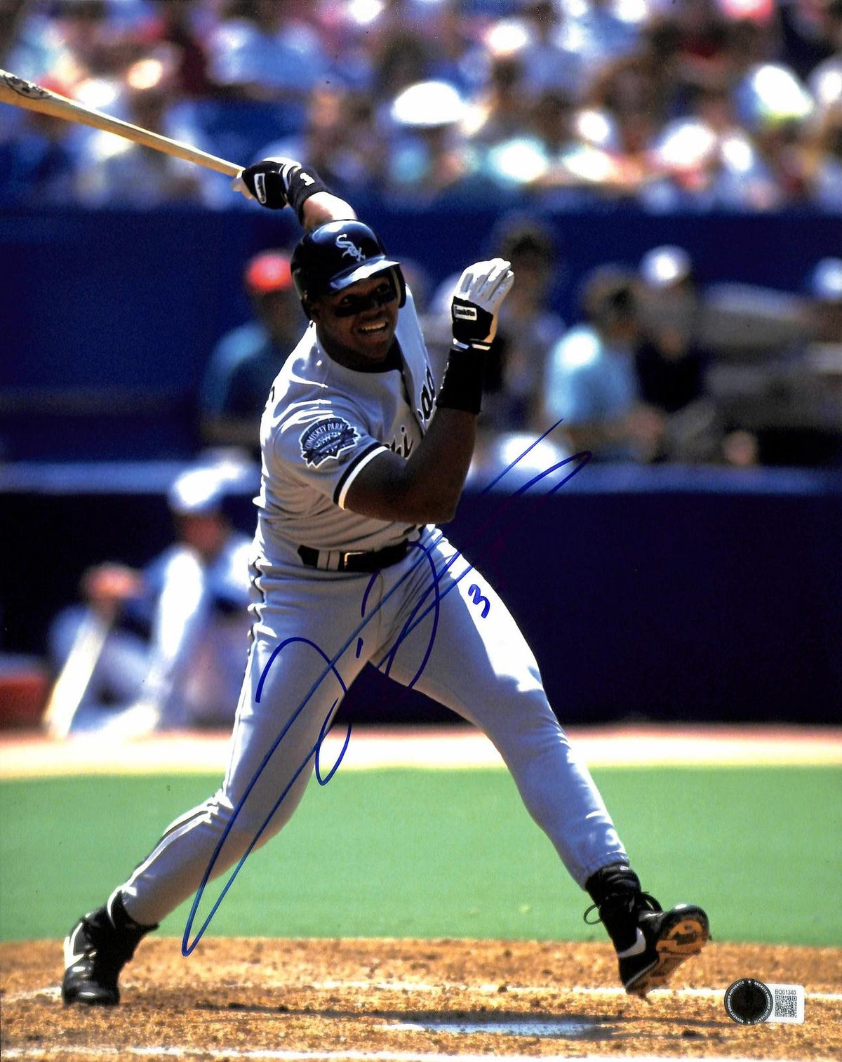 Frank Thomas Signed Chicago White Sox 11x14 Photo Beckett Authenticated0