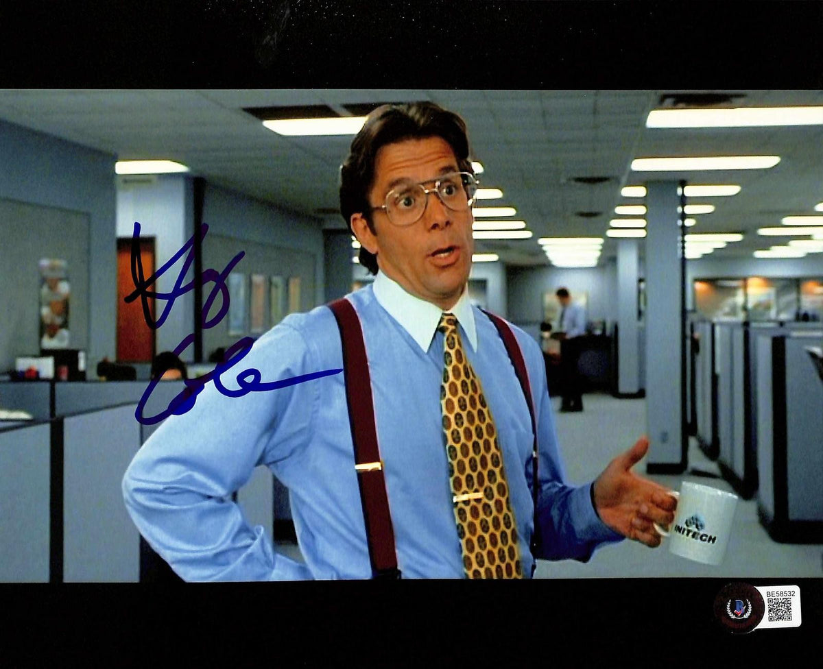 Gary Cole Office Space Signed 8x10 Photo BECKETT0