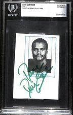 Dave Duerson Chicago Bears Signed Photo Cut Beckett (Grad Collection)0
