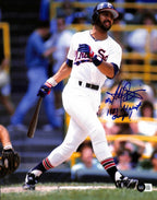 Harold Baines Signed & Inscribed Chicago White Sox 11x14 Photo Beckett0