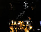 Iwan Rheon & Michael McElhatton Signed GOT 11x14 Photograph Beckett0
