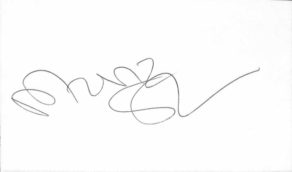 Mercedes Ruehl Signed Index Card BECKETT0