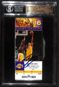 Shaquille O'Neal Final Game VS KOBE Signed 2011 LA VS BOS Ticket BAS AUTO 100