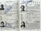 1982 Chicago Bears Signed Official Media Guide By 48! Payton Ditka BAS10