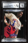 Albert Lewis Chiefs Signed 1991 Pro Line Portraits Card Beckett Auto 100