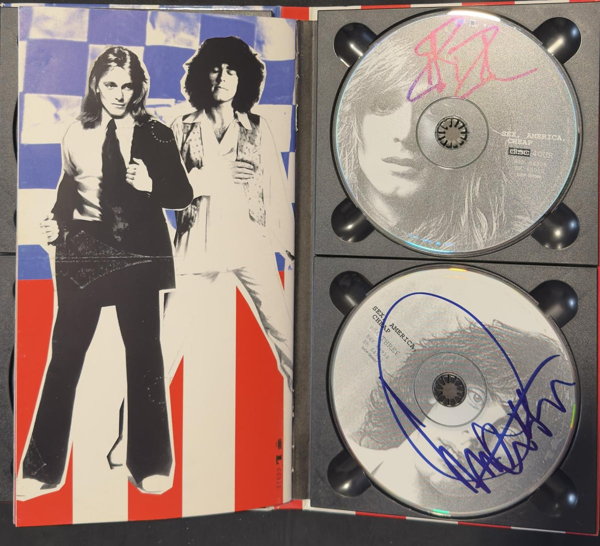 Cheap Trick Signed Sex, America, Cheap Trick 4-CD Box Set BECKETT1
