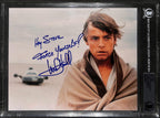 Mark Hamill Signed Star Wars 8x10 Photo Beckett Slabbed0