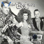 Fred Schneider Signed B-52's Meet The Flintstones CD Booklet Beckett0