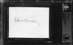 Legedary Newsman David Brinkley Signed Cut BECKETT Autograph0