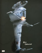 Bill George Signed ILM Star Wars ROTJ B-Wing 16x20 Photo Beckett0