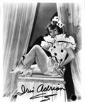 Iris Adrian Signed Vintage Glamour Photo 8x10 Beckett Authenticated0