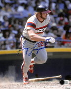 Greg Luzinski The Bull Signed Chicago White Sox 8x10 Photo Beckett0