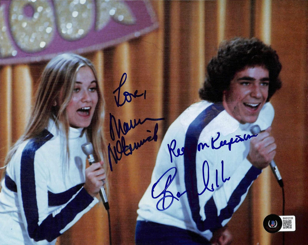 Maureen McCormick & Barry Williams Brady Bunch Signed 8x10 Photo BECKETT0