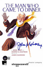 John Mahoney Signed "The Man Who Came to Dinner" Steppenwolf Flyer Beckett0