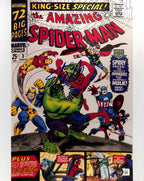 Stan Lee Signed Amazing Spider-Man Photograph 11x14 Beckett0