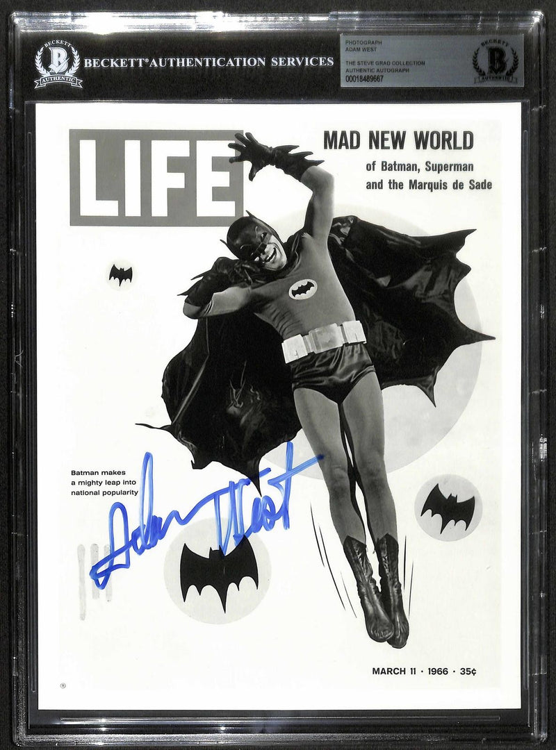 Adam West Batman Signed 8x10 Photograph BECKETT0