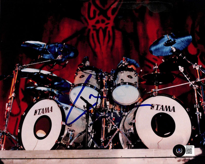 Lars Ulrich Metallica Founder Signed Photo 8x10 Beckett Authenticated0