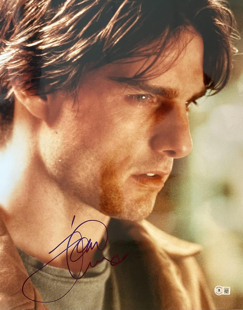 Tom Cruise Vanilla Sky Signed 16x20 Photo Beckett Authenticated0
