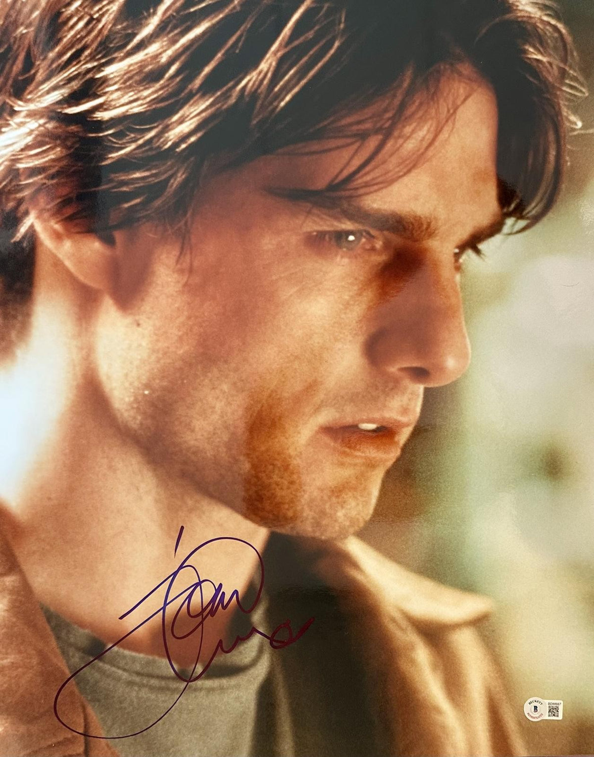Tom Cruise Vanilla Sky Signed 16x20 Photo Beckett Authenticated0