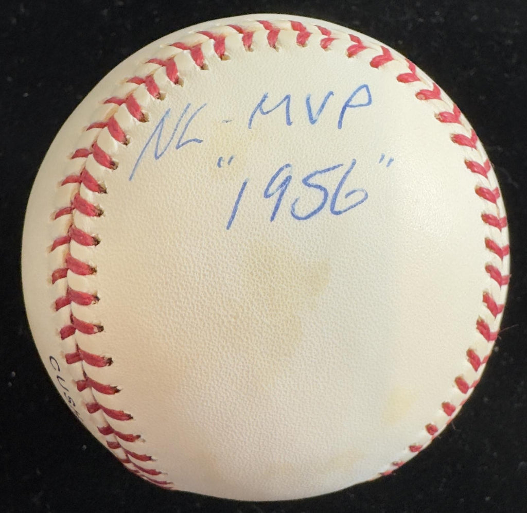 Don Newcombe Signed ONL Baseball w/ Multiple Career Inscriptions Beckett3