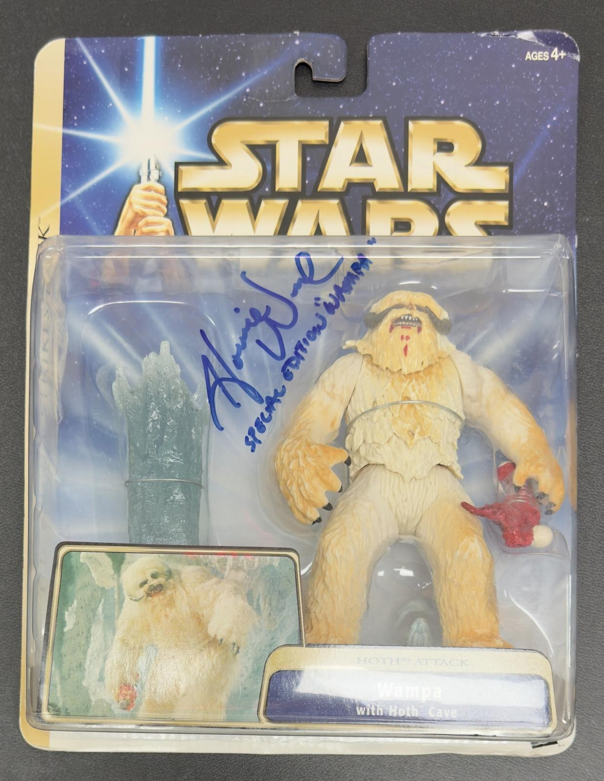 Howie Weed Signed Star Wars ESB Wampa Action Figure Beckett0
