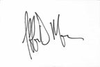Jeffrey Dean Morgan Walking Dead Signed Index Card Beckett Authenticated0