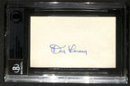 Don Larsen Yankees Legend Perfect Game Signed 3X5 Index Card BECKETT0