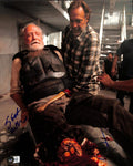 Scott Wilson & Greg Nicotero Walking Dead Signed 11x14 Photo Beckett0