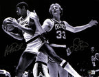 Larry Bird & Magic Johnson Signed 11x14 Photograph BECKETT0
