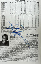 1982 Chicago Bears Signed Official Media Guide By 48! Payton Ditka BAS8