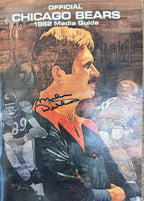 1982 Chicago Bears Signed Official Media Guide By 48! Payton Ditka BAS0