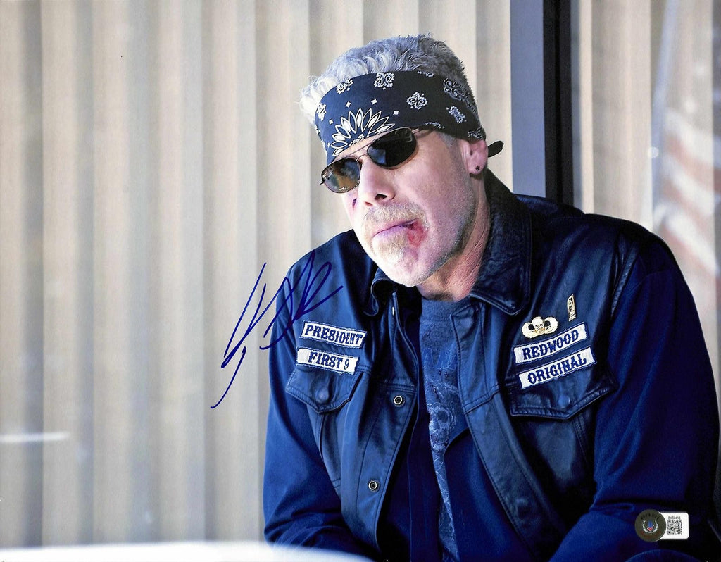 Ron Perlman Clay Signed Sons of Anarchy *SOA* Photo 11x14 Beckett0