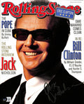 Jack Nicholson Signed Rolling Stone Magazine Photo BECKETT LOA0