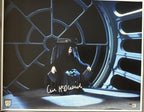 Ian McDiarmid Signed Star Wars Emperor 16x20 OP Shield Photo Beckett0