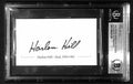 Harlon Hill Chicago Bears Legend Signed Cut Beckett0