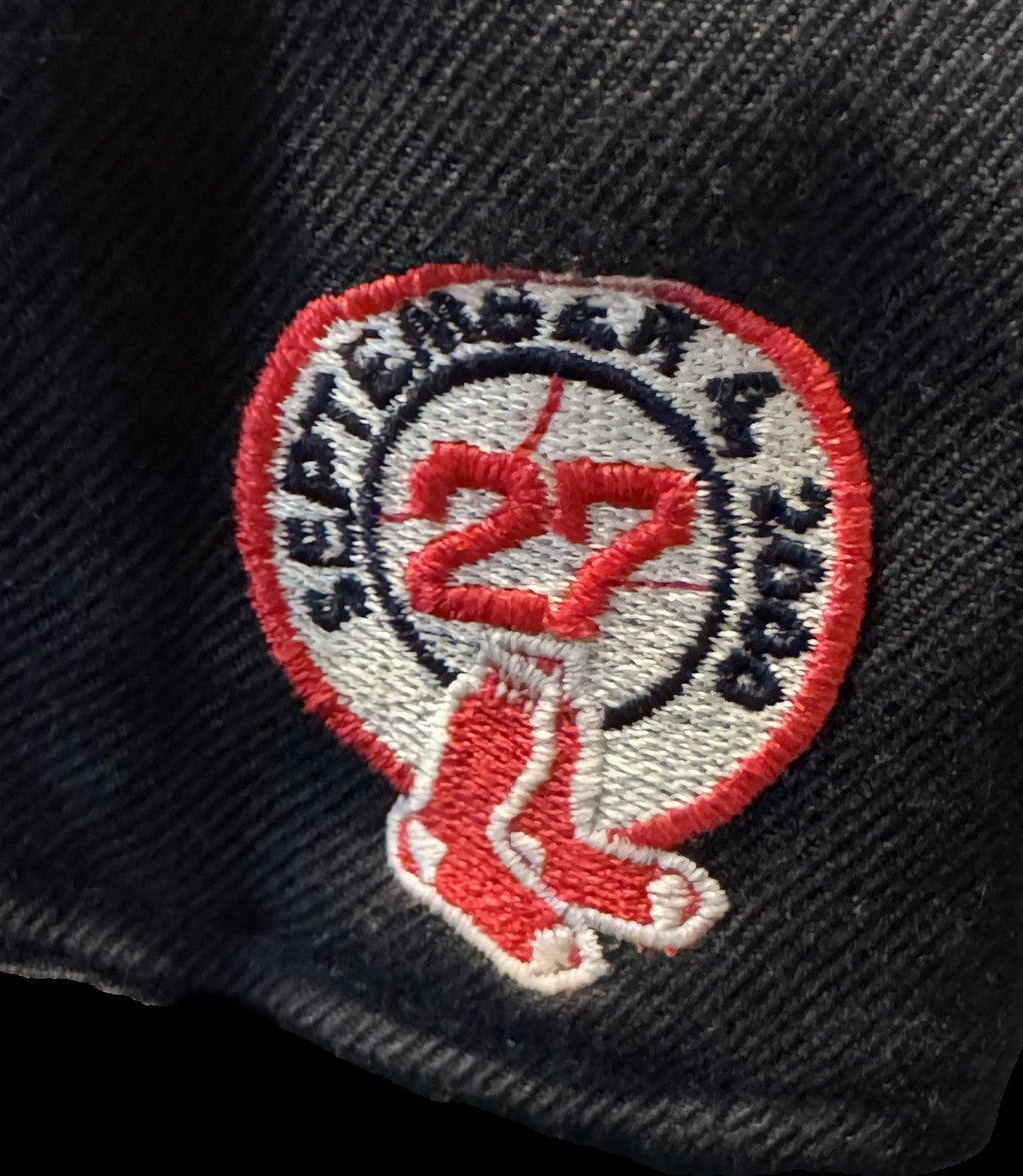 Carlton Fisk Signed Boston Red Sox Commemorative #27 Hat Beckett1