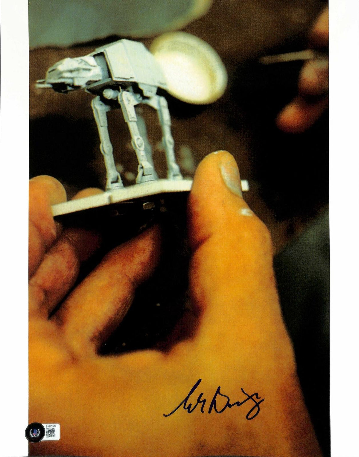 Charlie Bailey Signed Star Wars AT-AT Model 11x14 Photo Beckett0