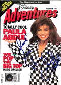 Paula Abdul Signed 1991 Disney Adventures Magazine Photo BECKETT0