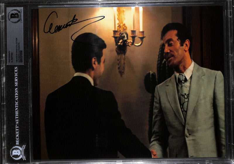 Al Martino Signed The Godfather 8x10 Photo Beckett Slab0