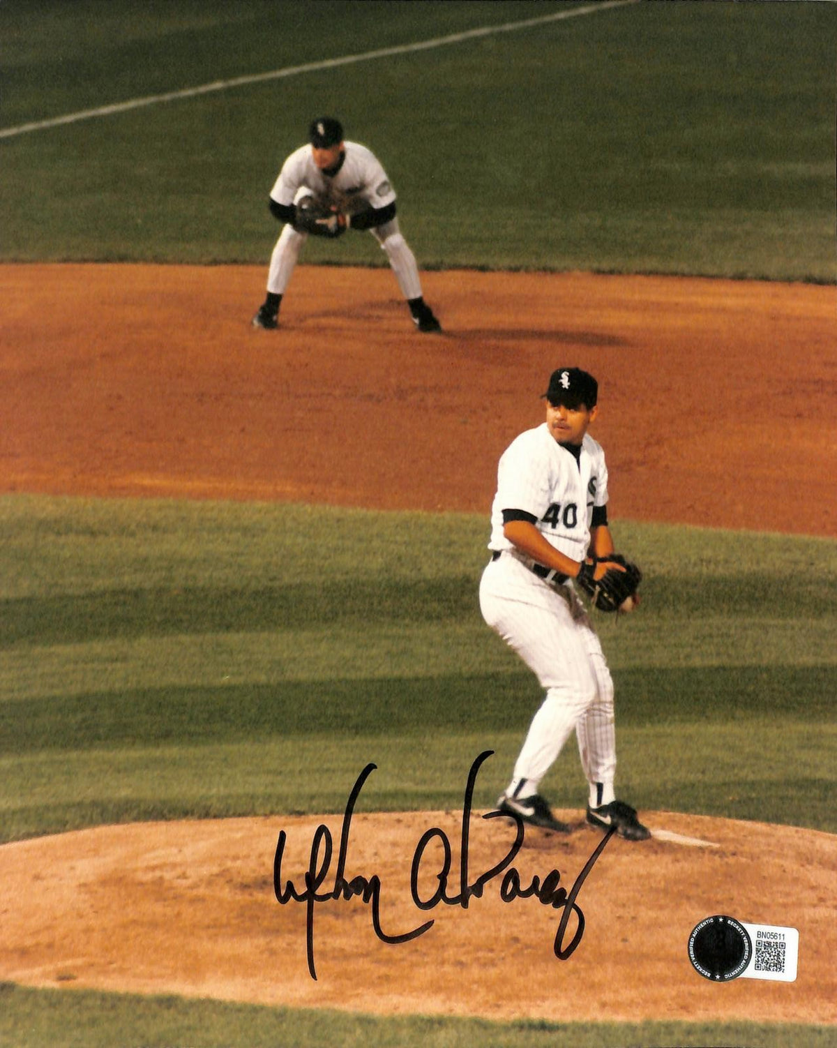Wilson Alvarez Signed Chicago White Sox Pitching 8x10 Photo Beckett0