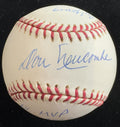 Don Newcombe Signed ONL Baseball w/ Multiple Career Inscriptions Beckett0