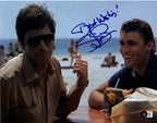 Steven Bauer Signed Scarface Beach Scene 11x14 Photo BECKETT0