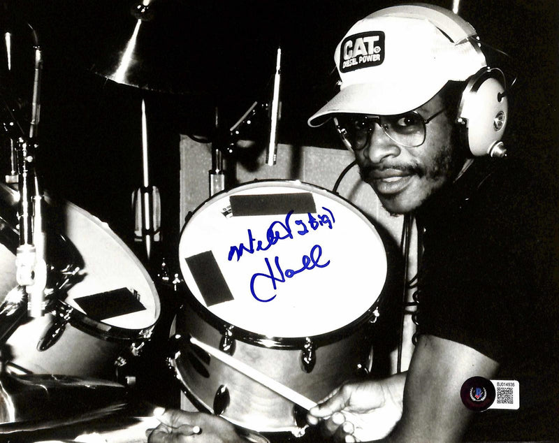 Willie Hall Signed Blues Brothers Drummer "2 Big" Photo 8x10 Beckett0
